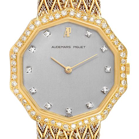 audemars piguet vintage gold watch
